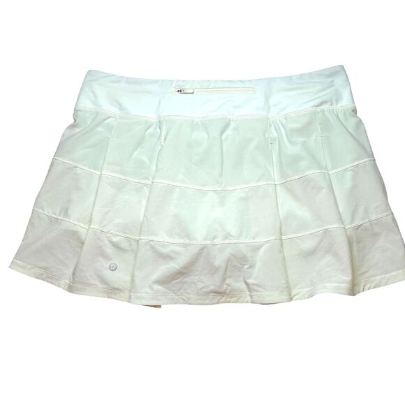 Lululemon Pace Rival Mid-Rise Skirt *Long Lemon Sorbet - Picture 4 of 8